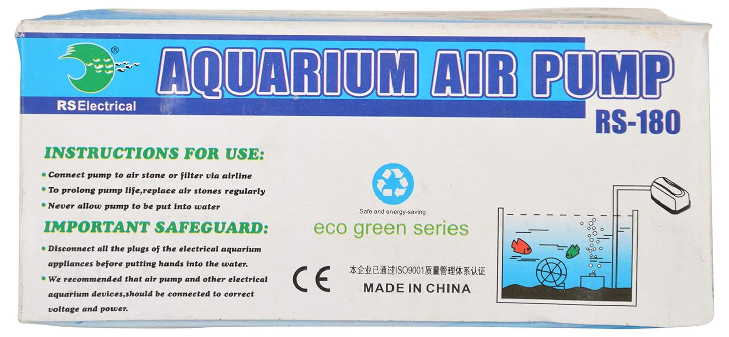 RS Electrical Aquarium Air Pump RS 180