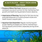SF+ Star 14 Days Extended Holiday Fish Food, (Pack of 2) | Adequate Nourishment for Your Aquarium Fish