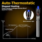 Jainsons Pet Products RS Electricals 500W Aquarium Fish Tank Heater | Break-Proof Stainless Steel Rod | Adjustable 12°C–34°C | Ideal for Tanks up to 6 Feet