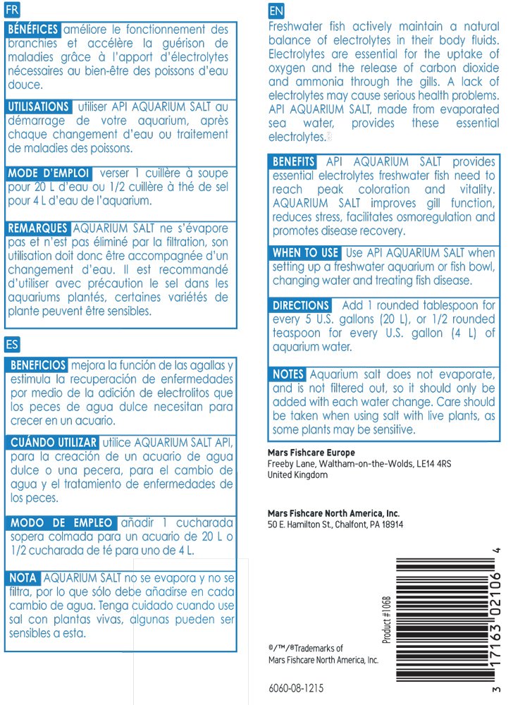 API Aquarium Salt - QT (33 OZ) / 0.94 KG