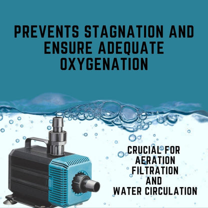 S0B0 WP-7200 70W Submersible Water Pump For Aquarium Fish Tank | Submersible Water Pump with Bottom Suction Cups | Power: 135W | Output: 5500L/H | Aquarium Accessories | Original from Tunai Store