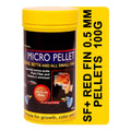 TUNAI SF+ Micro Fish Food for Adult Tetra, Guppy, Barb, Bettas, Color Widow and Small Fish Groups, Effective for Color and Growth (100g - Micro Pellets)