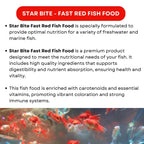 SF+ Star Bite Fish Food | Super Saver Pack (400g, Fast Red)