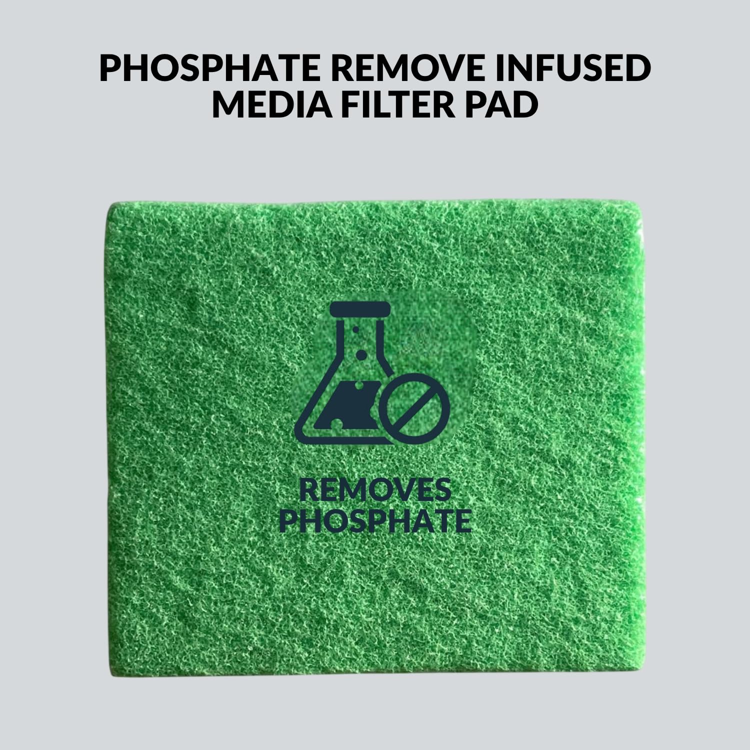 SUNSUN Phosphate Remove Infused Filter Media Pad | Suitable for All HW-Series Canister Filters | Self-Cut Filter Pad | Original from Tunai Store (Green, Square)