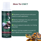 Reptile Garden Turtle & Tortoise Shell Lotion | Vitamin E & Essential Oil Enriched Moisturizer for Shell & Skin Health (100 ml)