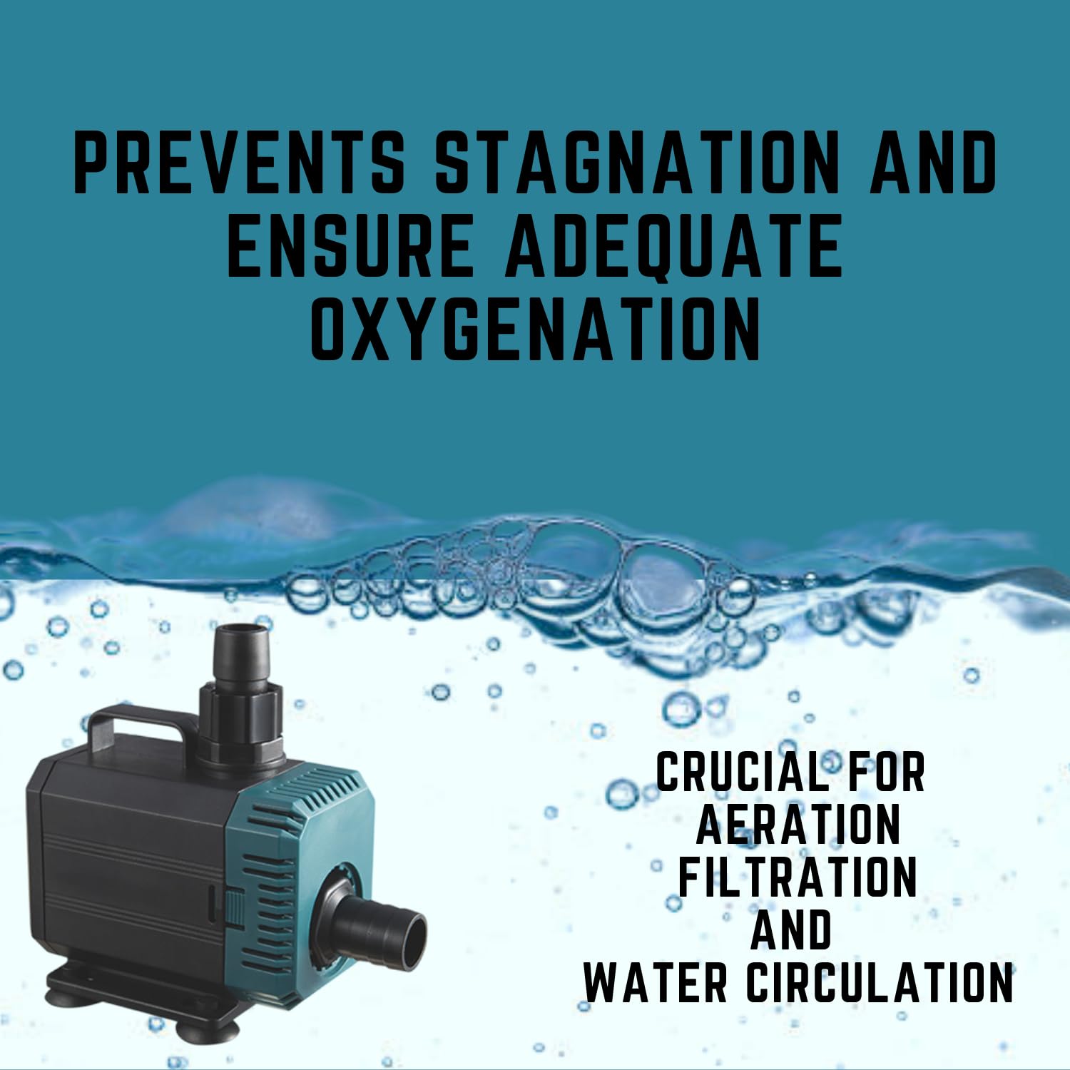 S0B0 WP-4200 Submersible Water Pump for Aquarium Fish Tank | Energy Saving & Environmental Friendly | for Marine and Fresh Water Aquariums | Power: 55W | F.Max: 3000L/H | Original from Tunai Store