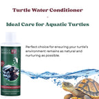 Reptile Garden Turtle Water Conditioner | Ideal Care for Aquatic Turtles | Supports Overall Health and Vitality (200 ml + 30 ml)