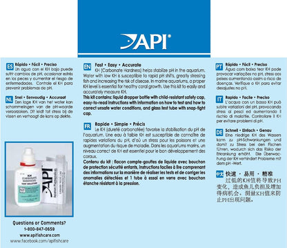 API CARBONATE HARDNESS TEST KIT Aquarium Water Test Kit