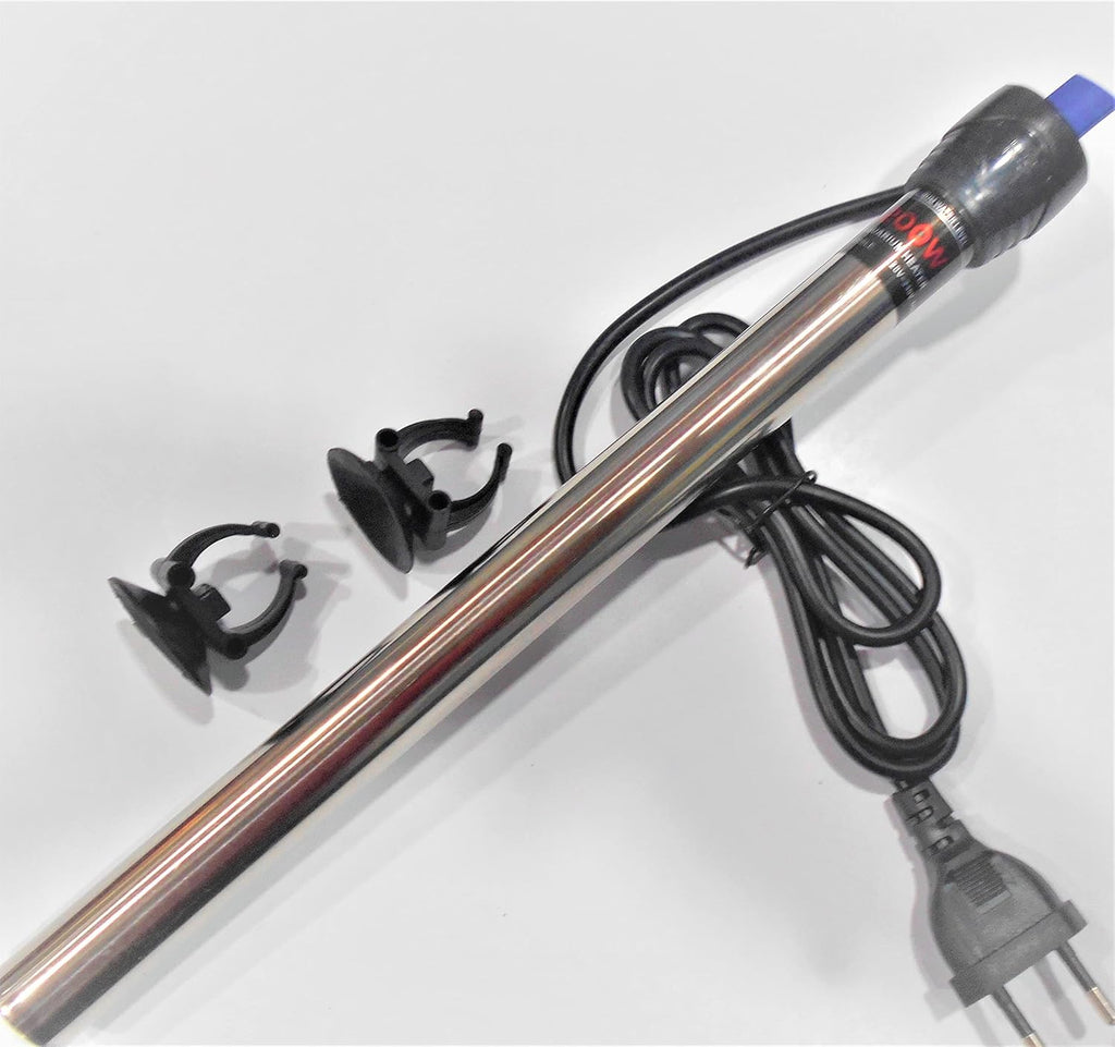Rs Electrical Aquarium Steel Heater(200 Watt)With Auto On/Off Thermostat 3 To 4 Ft Tank Imported Submersible Aquarium Immersion High Stainless Steel Heater