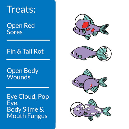 API MELAFIX Freshwater Fish Bacterial Infection Remedy 16-Ounce Bottle