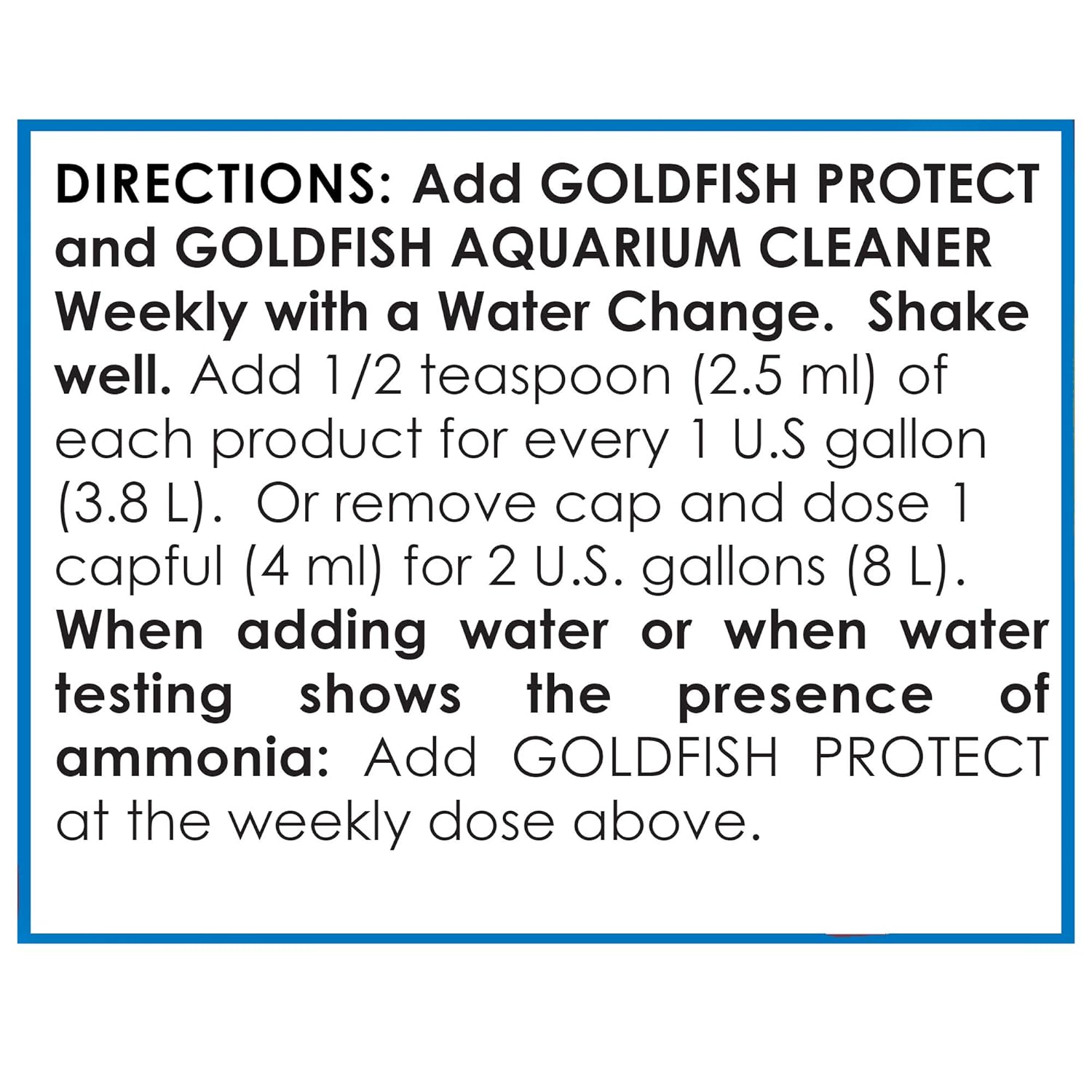 API Goldfish Care Pack Aquarium Water Conditioner 1.25-Ounce Bottle