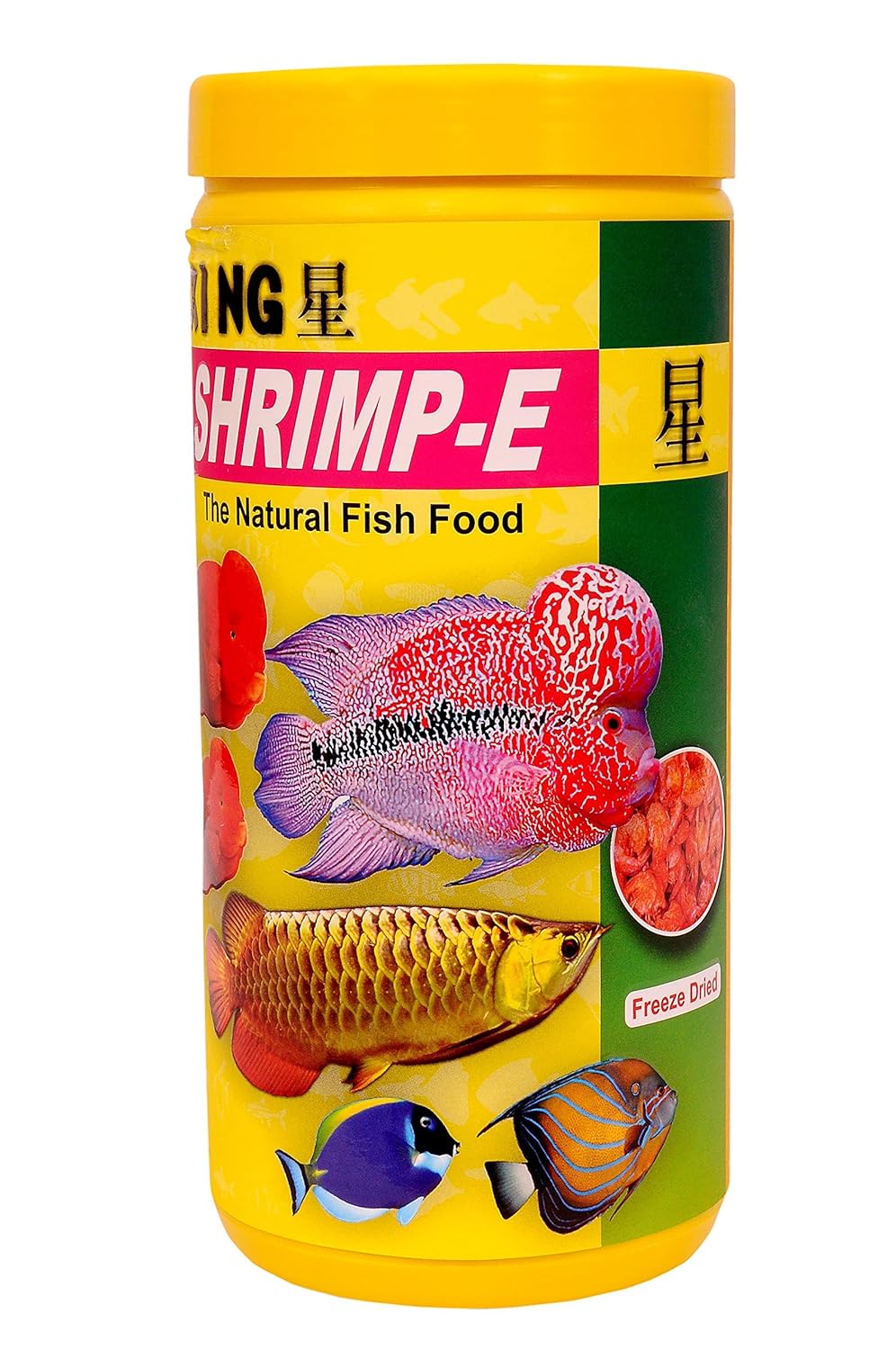 XING Shrimps - E for AROWNA The Natural Fish Food 130 G, All Life Stages