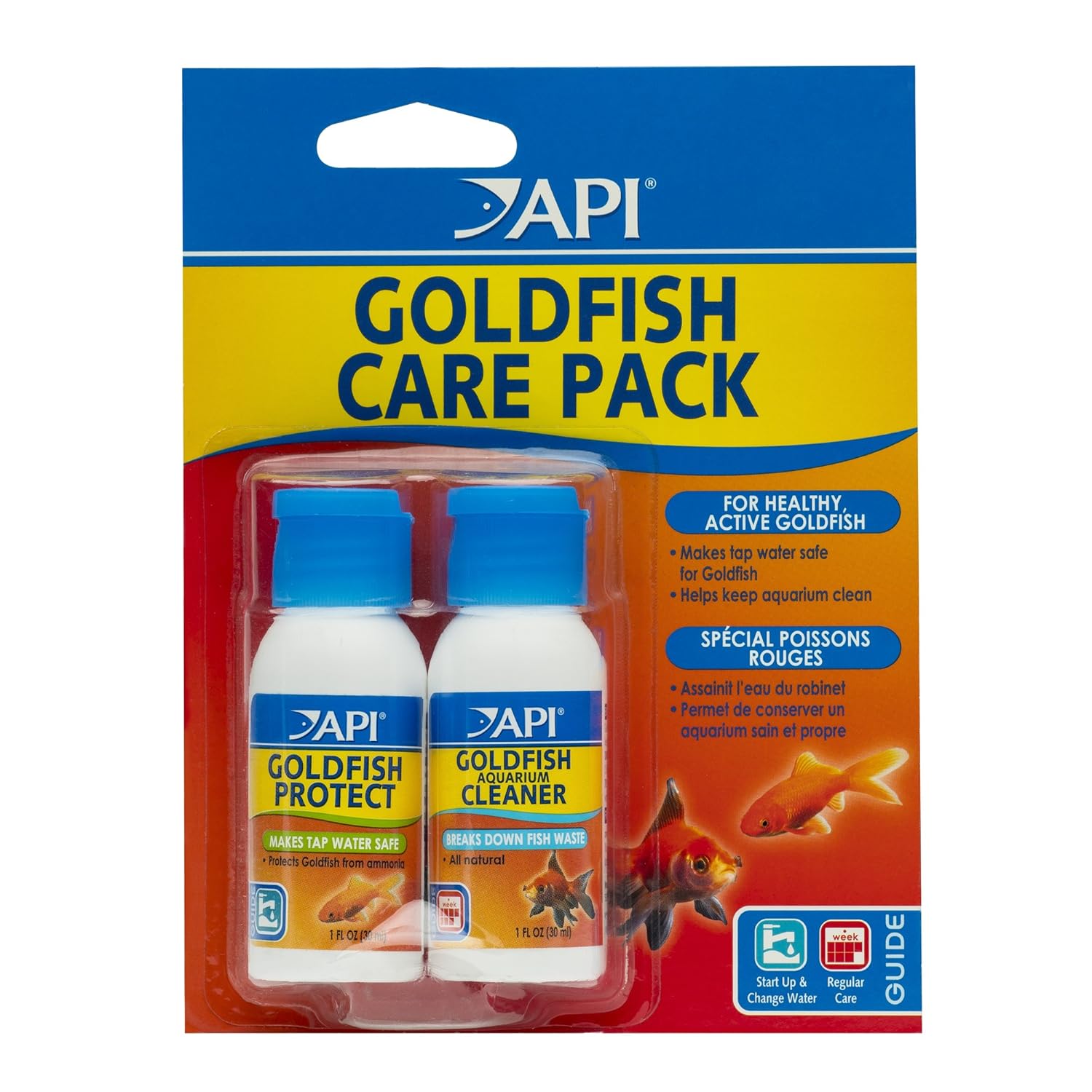 API Goldfish Care Pack Aquarium Water Conditioner 1.25-Ounce Bottle