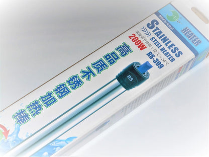 Rs Electrical Aquarium Steel Heater(200 Watt)With Auto On/Off Thermostat 3 To 4 Ft Tank Imported Submersible Aquarium Immersion High Stainless Steel Heater