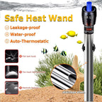 Jainsons Pet Products RS Electricals 500W Aquarium Fish Tank Heater | Break-Proof Stainless Steel Rod | Adjustable 12°C–34°C | Ideal for Tanks up to 6 Feet