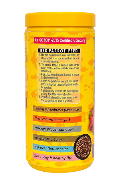 Clover True Colour Fish Feed for RED Parrot 750 g