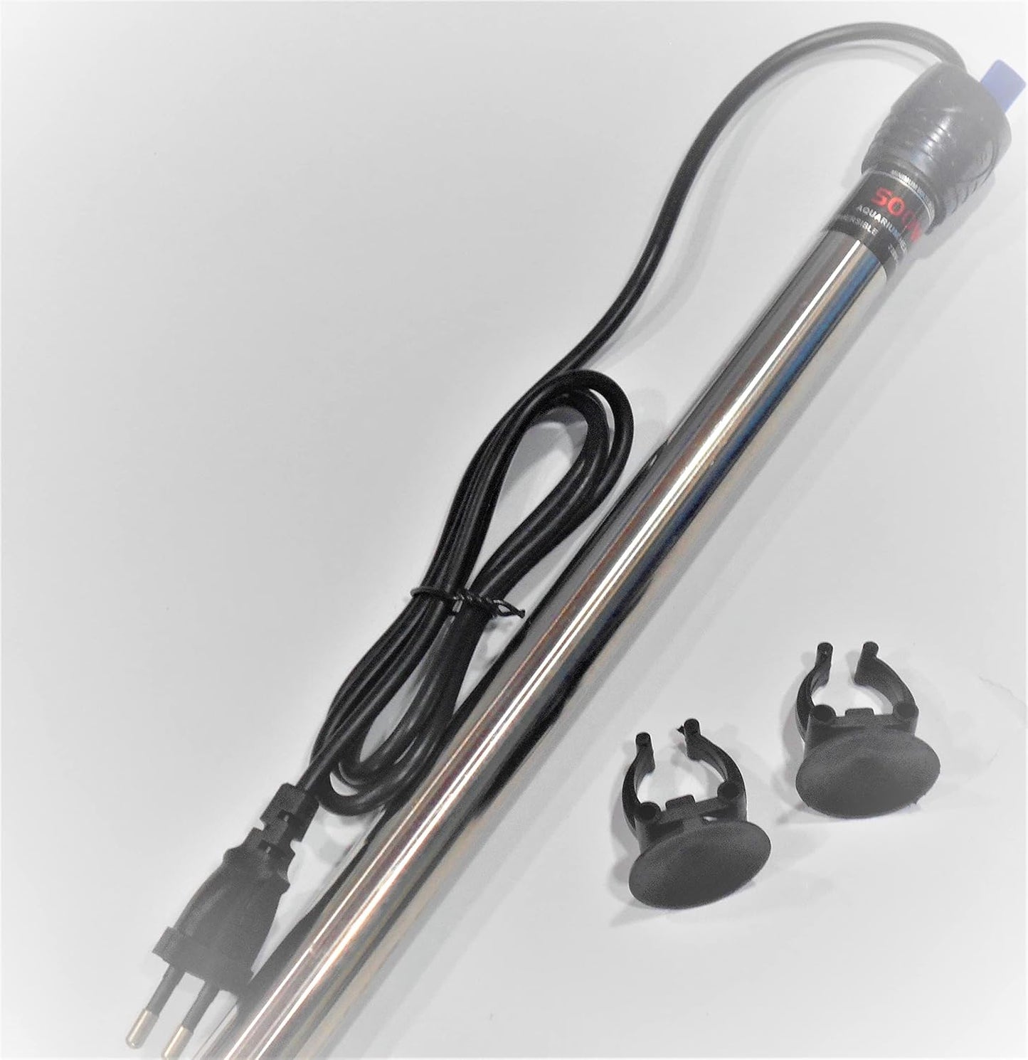 SURBHI Rs Electrical Aquarium Steel Heater(500 Watt)With Auto On/Off Thermostat 6 To 8 Ft Tank Imported Submersible Aquarium Immersion High Stainless Steel Heater