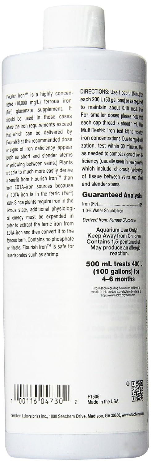 Seachem Flourish Iron, 500ml