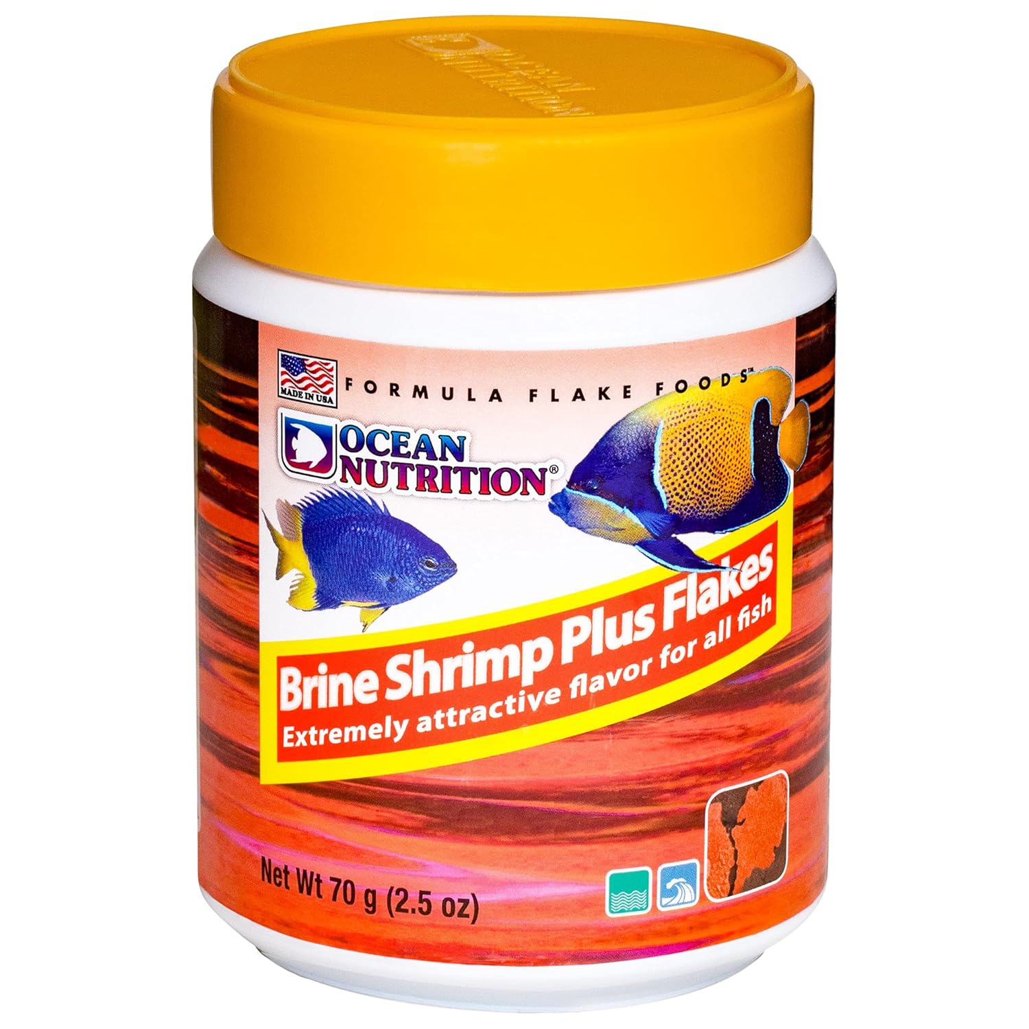 Ocean Nutrition Brine Shrimp Plus Flakes Fish Food - 71 Gm