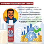 Sunken Garden CO2 Booster 100ml Liquid CO2 Boost | Plant-Safe Liquid Carbon Supplement | Enhances Growth, Color & Nutrient Absorption | No Nitrates or Phosphates