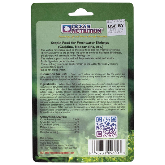 Ocean Nutrition Shrimp wafers 15 Gm,All Life Stages
