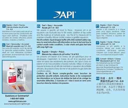 Aquarium Pharmaceuticals, Api, Mars Fishcare Api High Range Ph Test Kit for Aquariums