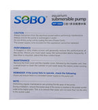 SOBO WP-3880 Aquarium Power Head F.Max 2500 l/h