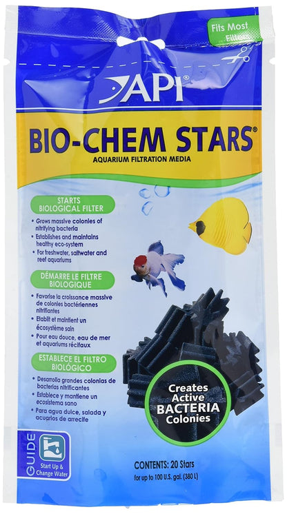 API BIO-Chem Stars Filtration Media 20-Count