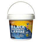 Tunai Black Soldier Fly Larvae Poultry Food | 500g | 60X Calcium, 40% Protein, Natural Supplement Treat for Poultry Feed, Hen, Duck, Turkey, Goose, Chicken, Cock