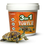 Tunai 3in1 Adult Turtle Food Spirulina Added with Whole Shrimp and BSFL Worms|900g|Suitable for All Musk, Red-Eared, Mud Cooter Turtle & Tortoise