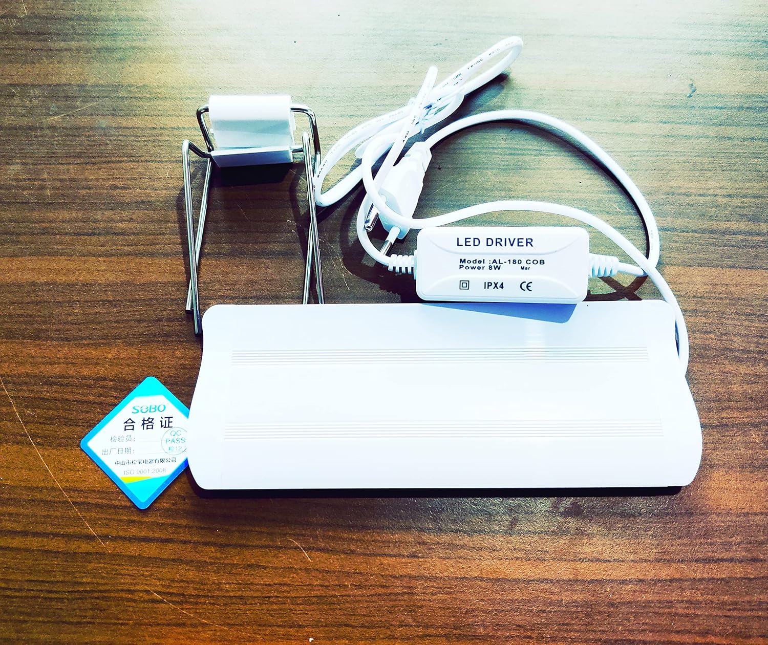 SOBO AL-180 COB Slim Bright Light for Planted Aquarium (Suitable for 20-30CM Aquarium Fish Tanks) | 8Watts Pack of 1