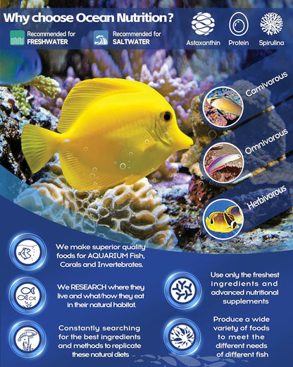 Ocean Nutrition Brine Shrimp Plus Flakes Fish Food - 71 Gm