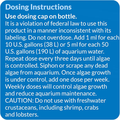 API Algae Fix, 118 ml - Aquarium Algae Control, Fish and Plants, 0.3 pounds