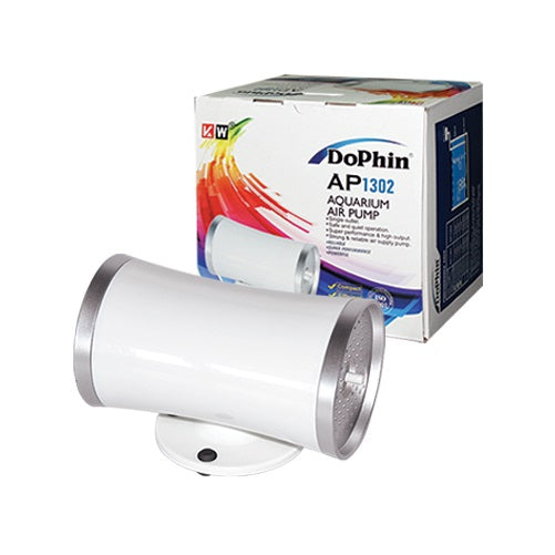 Dophin AP1302 Air Pump for Aquarium | Double Outlet | Output: 2L/min | Suitable for Fish Tank Size 120-200L