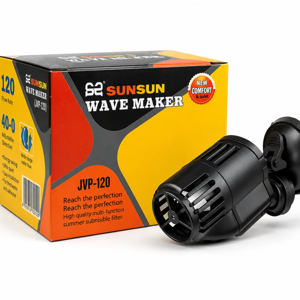 SunSun JVP-120 793 GPH Mini Aquarium Wavemaker Powerhead with Suction Cup