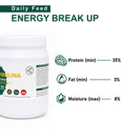 Tunai Spirulina Aquarium Fish Food - 35% Protein – 1.2mm Pellets (For all Small & Medium Size Tropical Fishes)