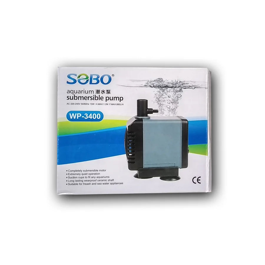 Sobo WP-3400 Submersible Aquarium Pump Head Fountain