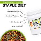 Tunai SHiPP's 3-in-1 Fish Food - 45% Protein - 31% Spirulina (For All Small and Medium Tropical Fishes)