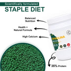 Tunai Spirulina Aquarium Fish Food - 35% Protein – 1.2mm Pellets (For all Small & Medium Size Tropical Fishes)
