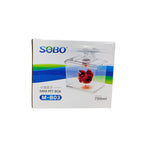 SOBO M-B03 Mini Pet Box-700ML | Betta Fish Tank with Light | Suitable only for Small Fishes