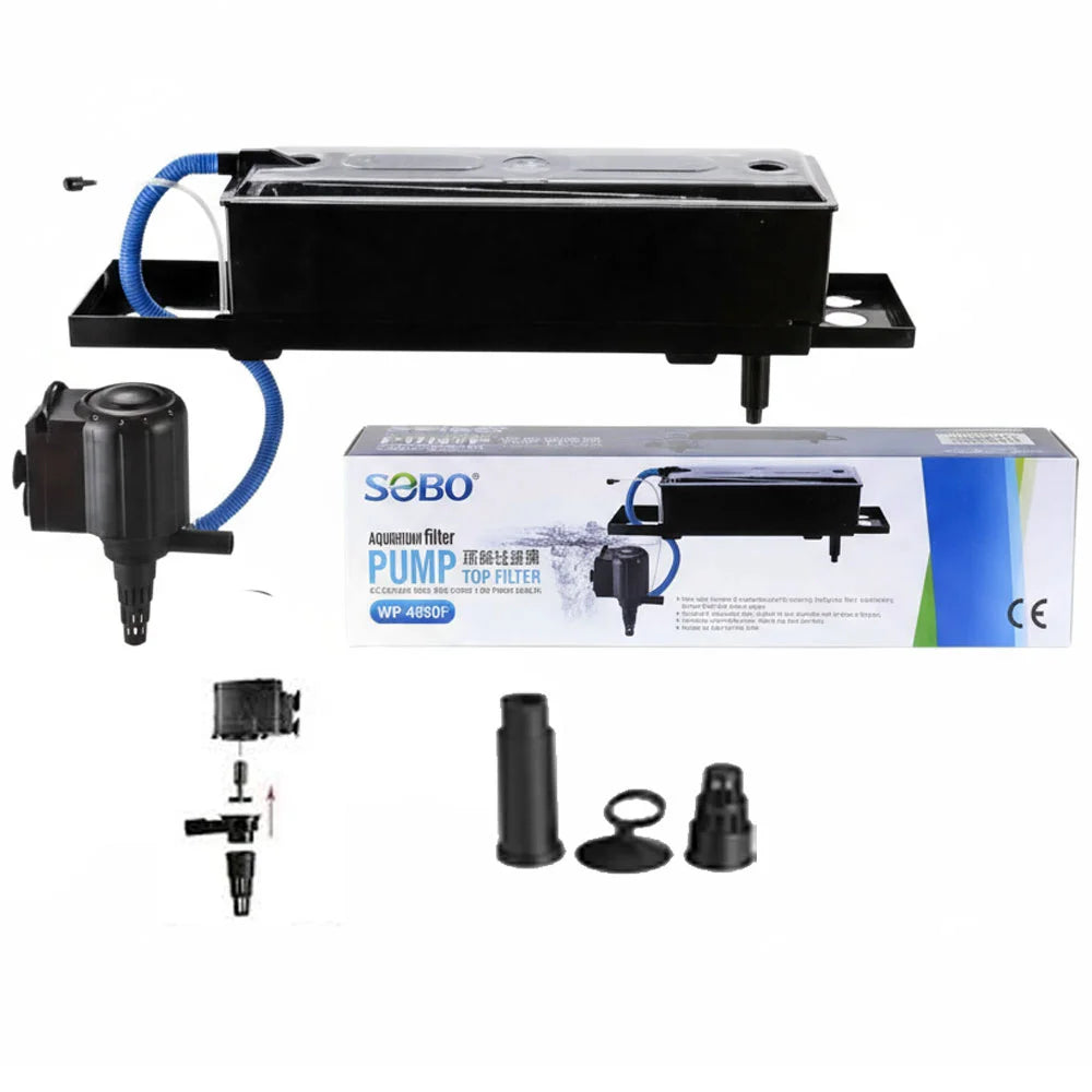 SOBO WP-4880F Aquarium Heavy Duty External Power Head Top Biological Filter