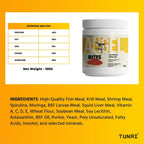 Tunai Angel Tetra Bites Fish Food - 48% Protein Granules (Ideal for Angelfish, Tetras & Discus)