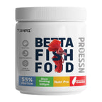 Tunai Betta Fish Food - 55% Protein (600 Microns - Micro Pellets, 40G), All Life Stages