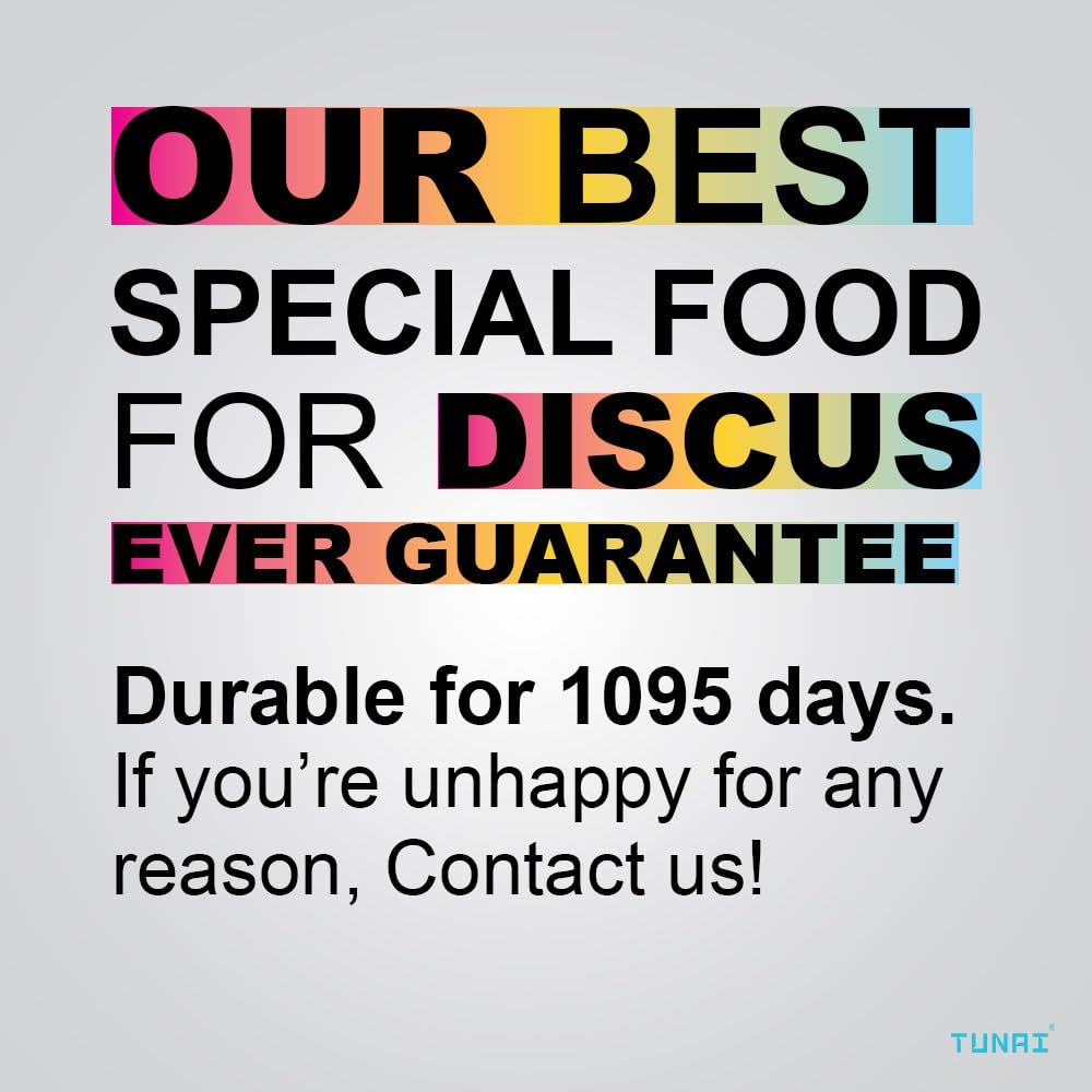 Tunai Discus Bites Special Fish Food - 42% Protein (Boost Color & Growth)