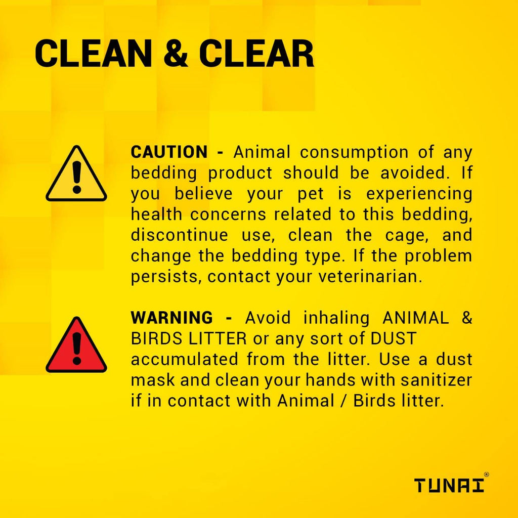 Tunai Natural Corn Cob Dust-Free Bedding for Small Pet Animals & Reptiles