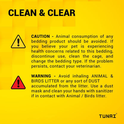 Tunai Natural Corn Cob Dust-Free Bedding for Small Pet Animals & Reptiles