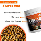 Tunai Supreme Formula Oscar Fish Food - 40% Protein - 4mm Pellets (For Medium & Large Sized Oscar Fishes)