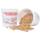 Tunai Premium White Mouse Food Pellets – DHA & Vitamin-Enriched Nutrition for Rats & Mice (500g + 20% Extra)