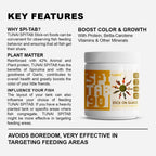 Tunai SPITAB Stick-On Glass Fish Food - 42% Protein - 90 Tablets ( Supports Fish Growth, Boosts Immunity and Enhances Vibrant Coloration)