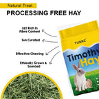 Tunai Timothy Hay - Natural High-Fiber Hay for Small Animals